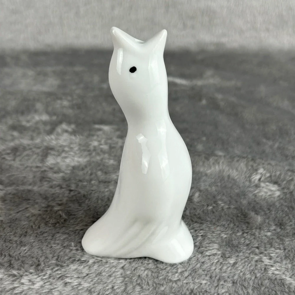 White Ceramic Pie Bird Vent Steam Releaser Baker Kitchen Tool 3.5 Inch